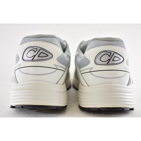 Dior Mens B30 Countdown Grey White Low Top Lace Up Flat Trainer Sneakers 44 11 - Picture 13 of 14